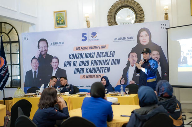 Nasdem Sulsel Instruksikan Bacaleg Wajib Tandem di Pileg 2024