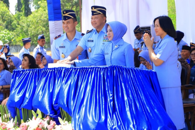 Kasau Resmikan Pemanfaatan Base Ops Lanud Hasanuddin Makassar