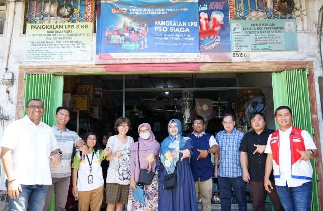 Ditjen Migas & Pertamina Sulawesi Gelar Monev ke Pangkalan LPG 3 Kg di Makassar