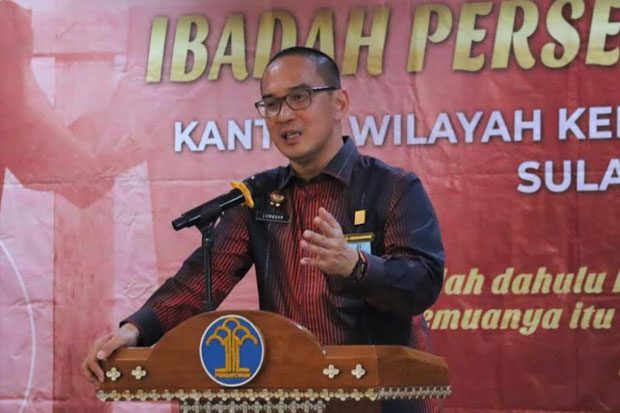 Pendeta Oikumene Ajak Jajaran Kemenkumham Sulut Jadi Pengayom Aktif dan Produktif