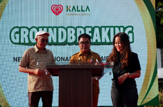 Kalla Translog & Unilever Groundbreaking New Concess Walls Airmadidi