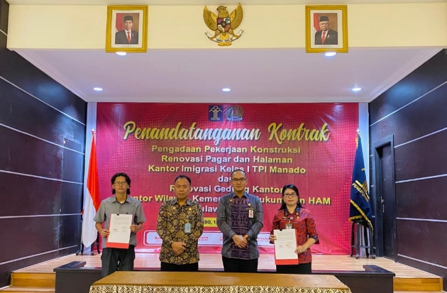 Renovasi Gedung Kemenkumham Sulut, Kakanwil Ingatkan SOP