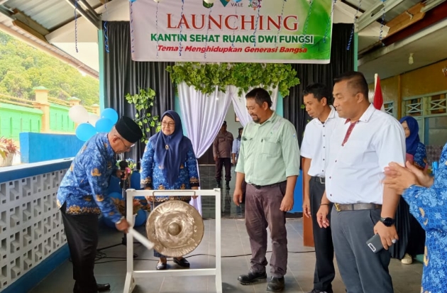 Kantin Sehat SDN 256 Dongi Diresmikan, Berkat Swadaya Orang Tua Siswa & Dukungan PT Vale