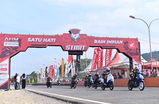 Asmo Sulsel Wujudkan Mimpi Pembalap Muda Lewat Honda Dream Cup di Palopo