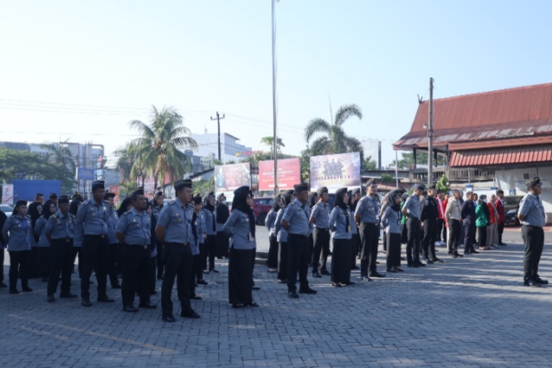 Apel Pagi, Kasi Intelijen Dorong Jajaran Imigrasi Makassar Tingkatkan Kedisiplinan