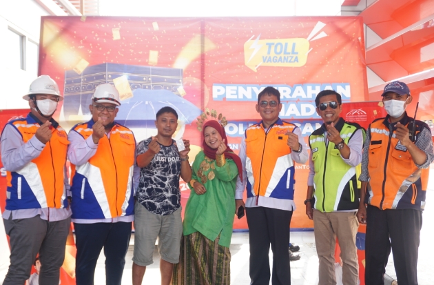 Sebulan Berjalan, Program Tol Vaganza Tebar 15 Gram Emas untuk Pengguna Tol Makassar