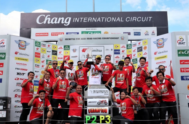 Rheza Juara AP250 ARRC 2023 di Thailand, Pembalap Astra Honda Rajai Balap Asia
