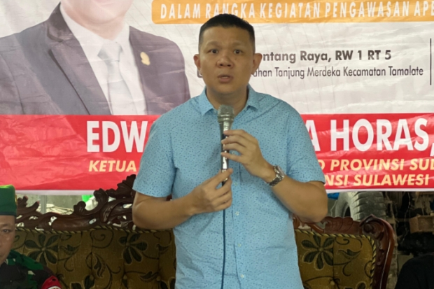 Edward Horas Awasi Pelaksanaan APBD di Kelurahan Tanjung Merdeka