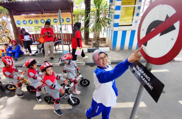 Kolaborasi Yayasan AHM & Taman Pintar Kembangkan Model Pengajaran Safety Riding Bareng Guru PAUD