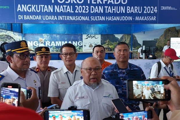 Posko Nataru Bandara Sultan Hasanuddin Resmi Beroperasi