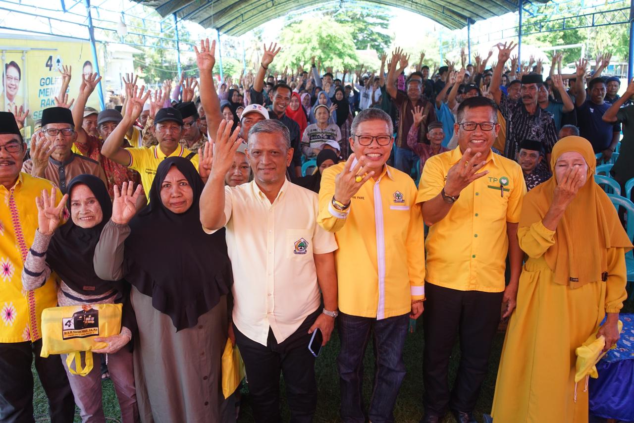 Ketua Golkar Wajo Ajak Masyarakat Pilih Taufan Pawe untuk Senayan