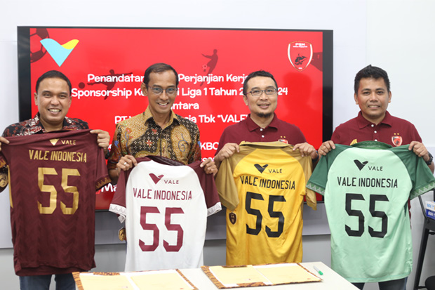 PSM Makassar dan PT Vale Resmi Jalin Kerjasama di Putaran Kedua Liga 1 2023/24