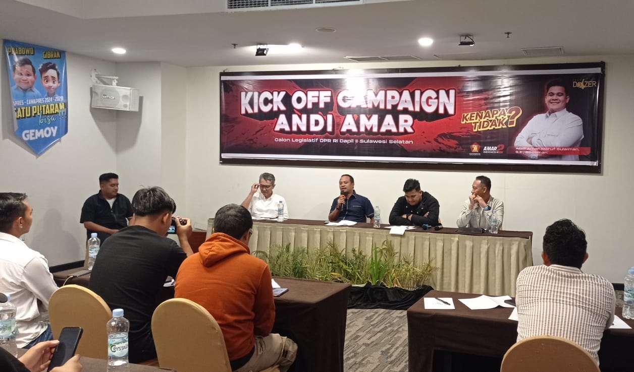 Kick Off Campaign, Andi Amar Siap All In 9 Daerah Hingga 30 Hari ke Depan