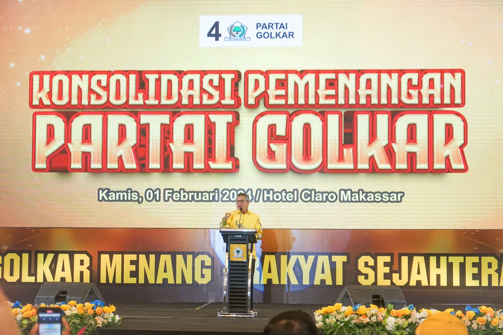 Di Hadapan Ketum Golkar, TP Janji Raih 15 Ketua DPRD & Sumbang 7 Kursi Senayan