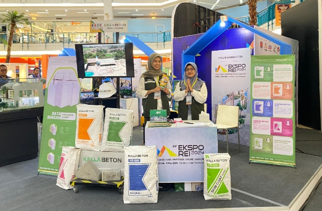 Kalla Beton Tampilkan Peragaan Mockup & Promo Menarik di Expo REI Sulsel 2024