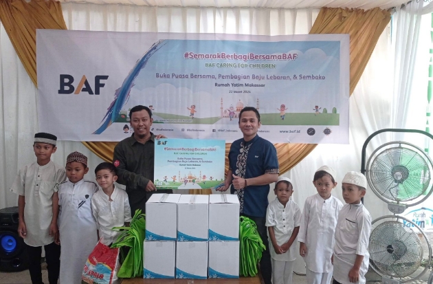 Termasuk di Makassar, BAF Gelar CSR di Bulan Ramadan Bareng 1.200 Anak Yatim & Duafa