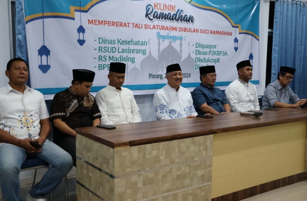 Perkuat Sinergi & Eratkan Silaturahmi, Pemkab Pinrang Kembali Gelar Klinik Ramadan