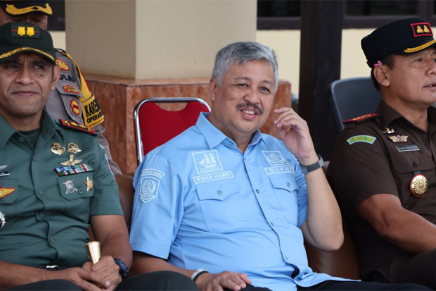 Bupati Irwan Hamid Hadiri Apel Gelar Pasukan Operasi Ketupat 2024