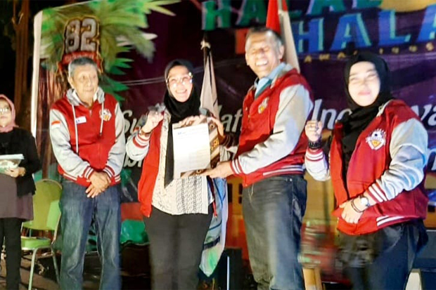 Ketua DPRD Sulsel Andi Ina Lantik Pengurus SMANSA Football Community