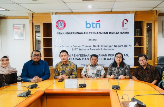 Dana Pensiun Semen Tonasa Jalin Kerja Sama dengan BTN dan Wahana Persada Indonesia