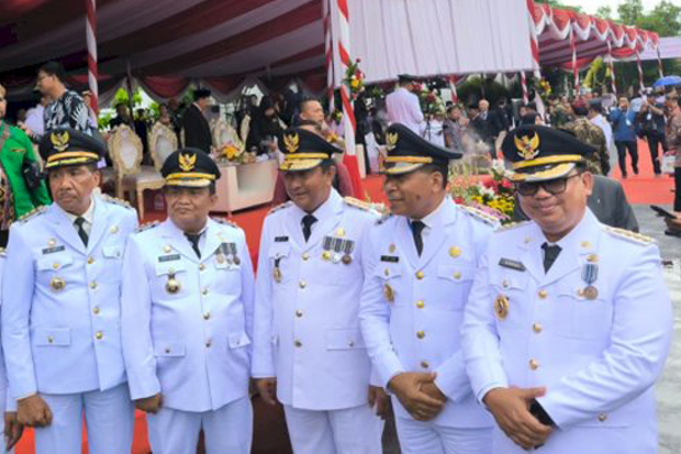 Pj Wali Kota Palopo Asrul Sani Ikuti Upacara Hari Otodo di Surabaya