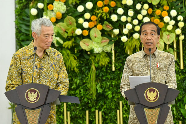 Jokowi dan PM Lee Bahas Sejumlah Implementasi Perjanjian FIR Hingga Investasi di IKN