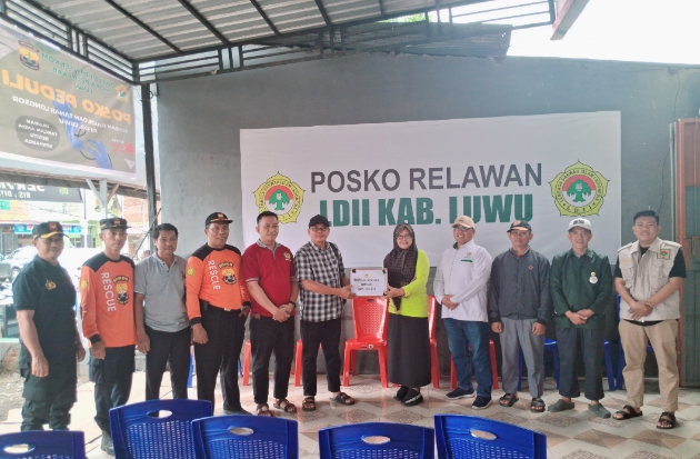 DPW LDII Sulsel Salurkan Bantuan untuk Korban Banjir & Longsor di Kabupaten Luwu