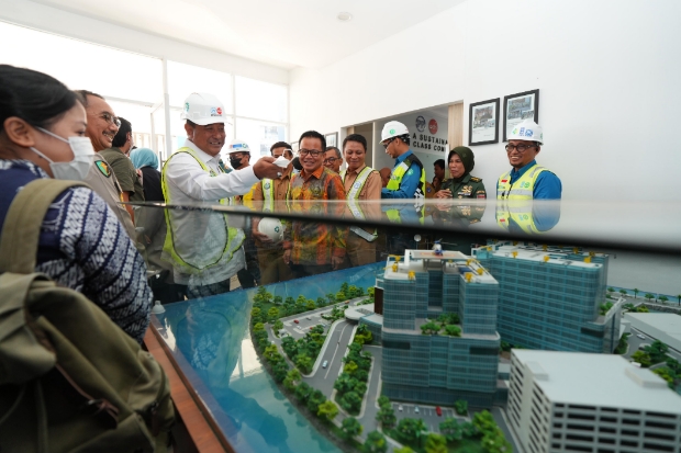 Progres Pembangunan RS OJK di CPI Makassar Capai 78 Persen