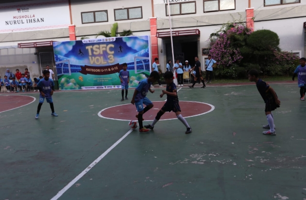 SMP Telkom Makassar Gelar Turnamen Futsal, 30 Tim Ikut Berkompetisi