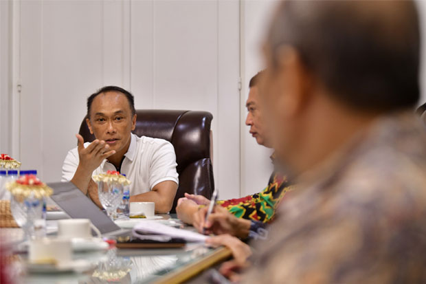 TPID Sulsel Rapat Koordinasi Bersama Prof Zudan Pj Gubernur Sulsel