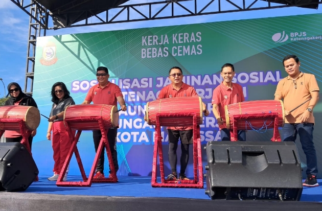 Pemkot Makassar Daftarkan 35.422 Pekerja Rentan jadi Peserta BPJS Ketenagakerjaan