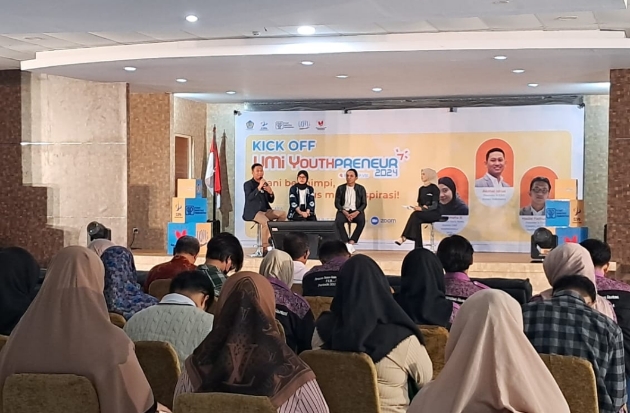 Kick Off UMi Youthpreneur 2024 di Makassar: Target 1.000 Proposal Pengusaha Muda