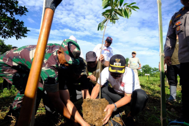 Pemkab Gowa Tanam 1.000 Pohon di Lahan Kritis