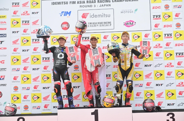 Pembalap Astra Honda Ramadhipa Raih Double Winner pada ARRC Jepang
