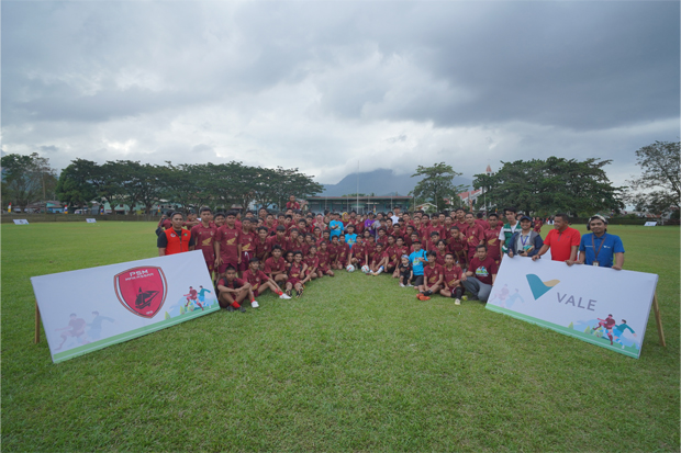 PT Vale Kolaborasi  PSM Gelar Talent Scouting dan Coaching Clinic di Luwu Timur
