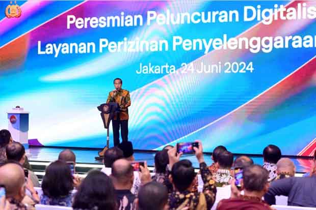 Jokowi Luncurkan Digitalisasi Layanan Perizinan Penyelenggaraan Event