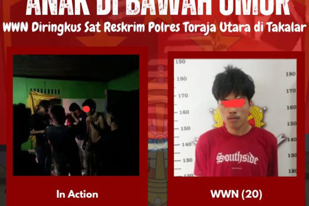 Pria di Toraja Utara Setubuhi dan Bawa Kabur Anak Dibawah Umur ke Takalar