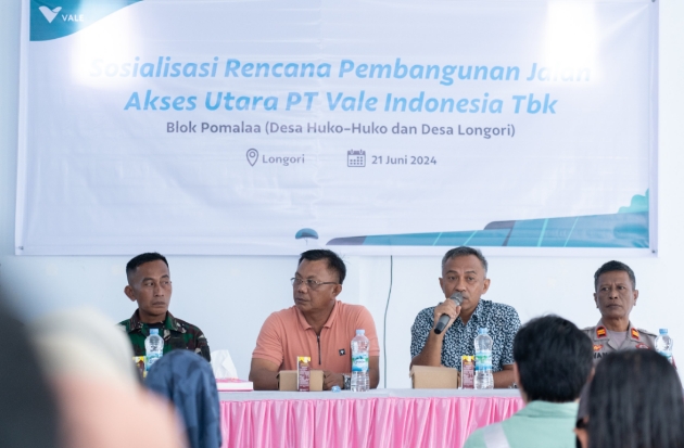 Pacu Perekonomian Daerah, PT Vale Bangun Akses Jalan Hubungkan Desa Longori & Huko-huko
