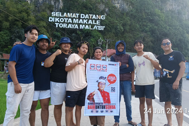 Banner Danny Pomanto Mulai Masif di Toraja dan Torut untuk Pilgub Sulsel 2024