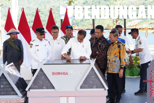 Presiden Jokowi Resmikan Bendungan Pamukkulu di Kabupaten Takalar