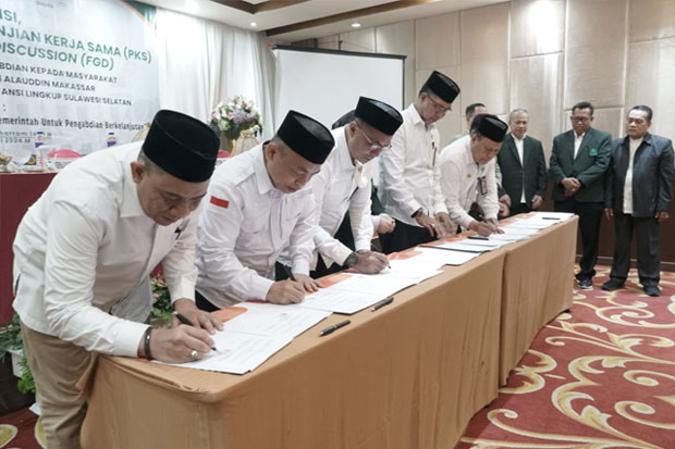 LP2M UIN Alauddin Teken Kerja Sama dengan 8 Pemerintah Daerah