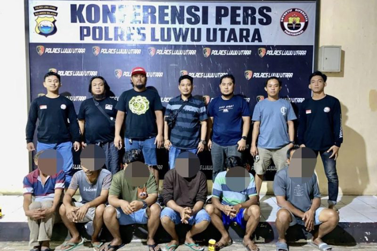 Polisi Amankan 10 Terduga Pelaku Judi Sabung Ayam di Luwu Utara