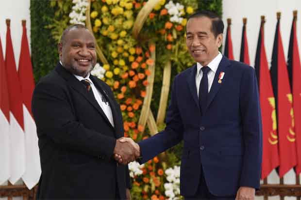 Presiden Jokowi dan PM Papua Nugini Sepakat Tingkatkan Kerja Sama