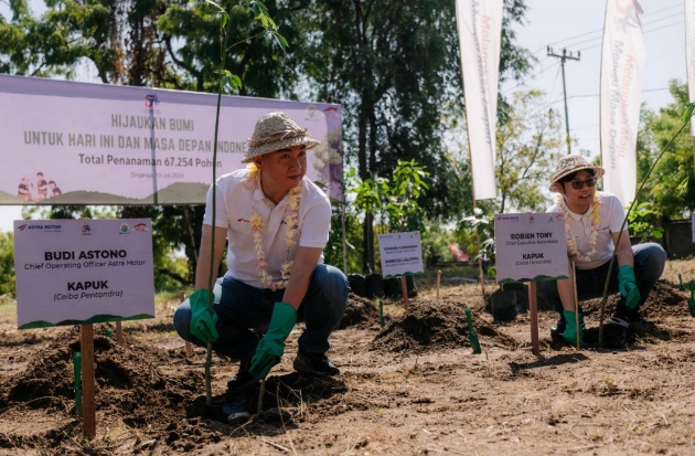Astra Motor Tanam 67.254 Pohon di Indonesia dalam 4 Tahun Terakhir