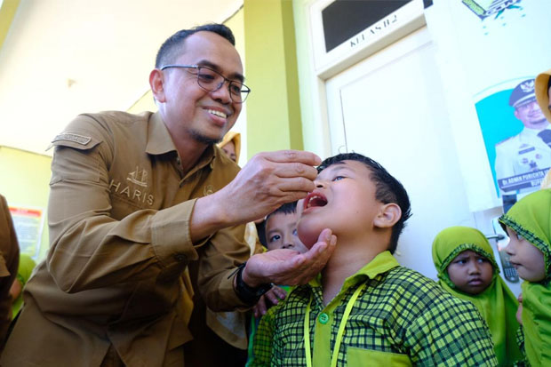 Imunisasi Polio, Dinas Kesehatan Gowa Sasar 67.827 Anak