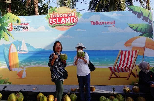 Telkomsel Island Hadir Lagi di F8 Makassar, Ada Grand Prize Motor Listrik