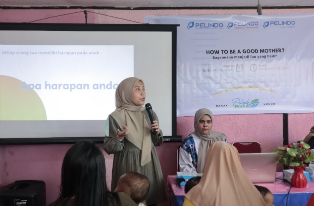 Meriahkan Hari Anak, Pelindo Regional 4 Gelar Pelatihan How to Be a Good Mother