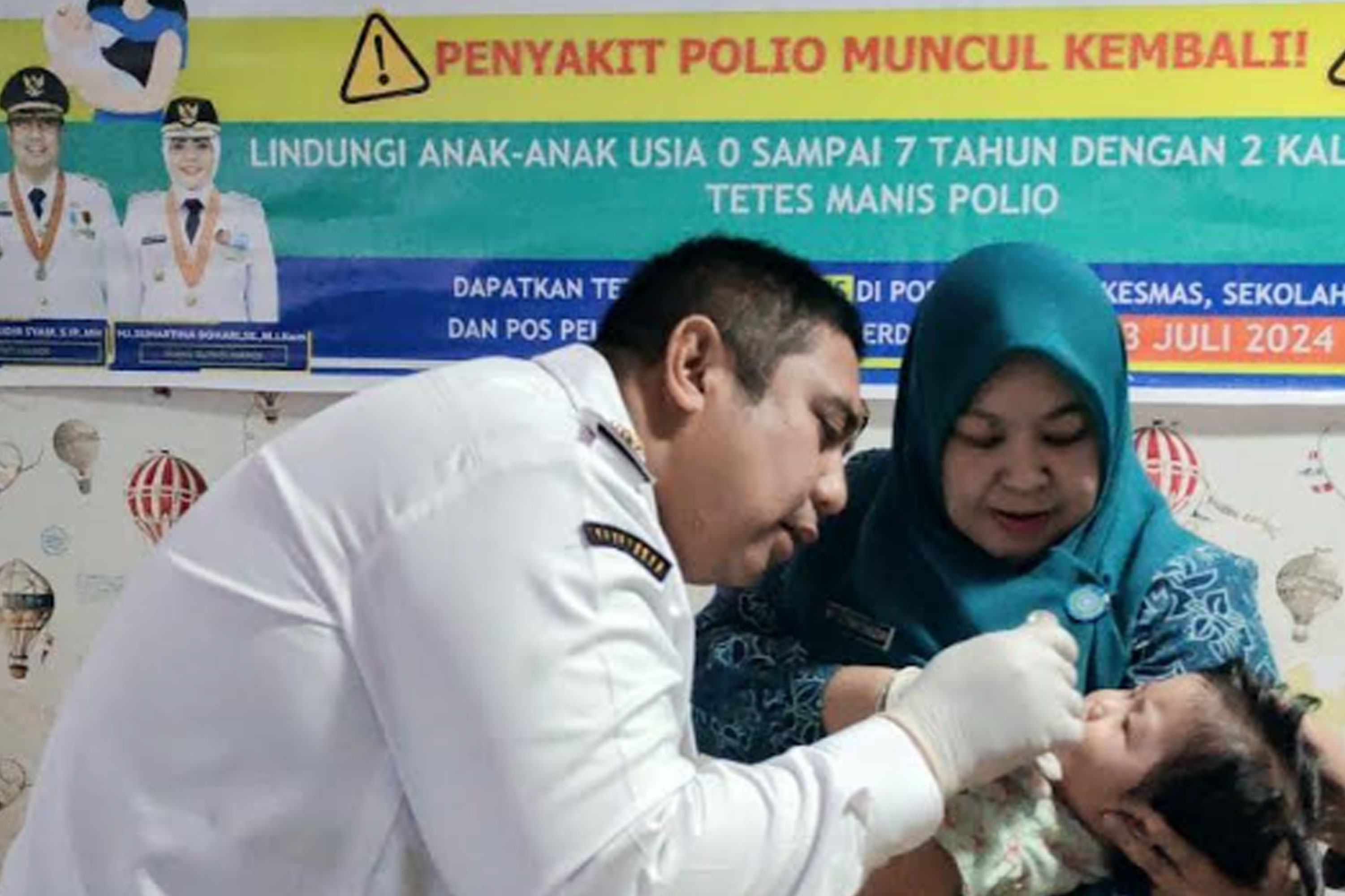 57.683 Anak di Kabupaten Maros Terima Vaksin Polio