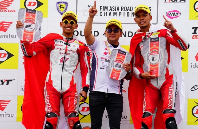 Pembalap Astra Honda Borong Podium di ARRC Mandalika