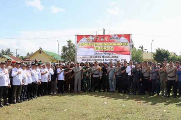 Polres Sidrap Gelar Simulasi Pemngamanan Pilkada Serentak